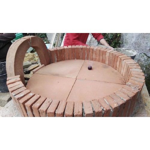 Kit Forno a legna realizzato in biscotto di Casapulla - 130 centimetri